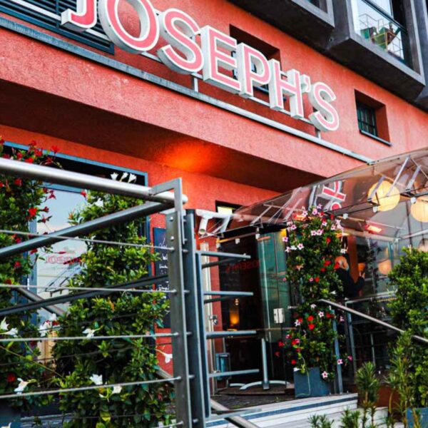 Eingang JOSEPH'S - Restaurant in Köln am Rhein.