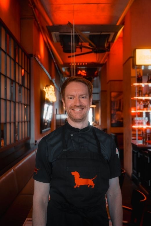 De chef-kok van JOSEPH'S Sebastian Ostlender.